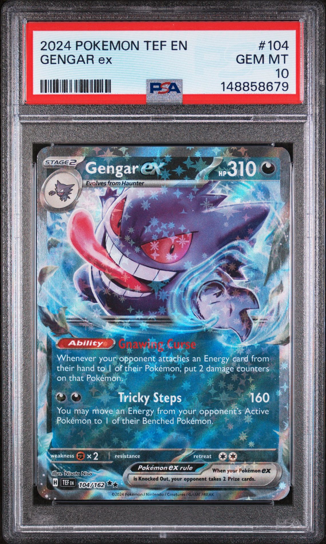 2024 Pokemon POKEMON TEF EN-TEMPORAL FORCES #104 Gengar front