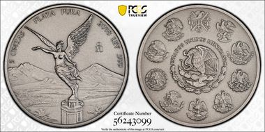 2018-Mo 5 Onza Libertad Ag - Antiqued SP70