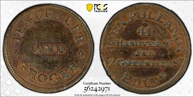 (c. 1790) Tk 1/4D DH-114 Lothian, Pollands AU55BN
