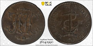 1796 Tk 1/2D DH-20 Lothian, Harrison's AU50BN