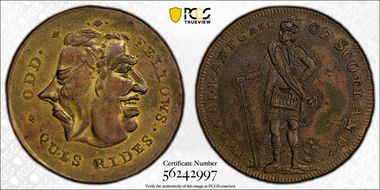 (c. 1790) Tk 1/2D DH-806 Middlesex, Spence's N1BN