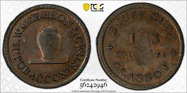 (c. 1790) Tk 1/4D DH-50 Lanarkshire Waterson & Co. MS61BN