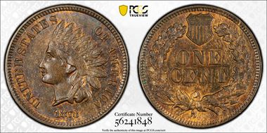 1873 1C Closed 3 MS63BN