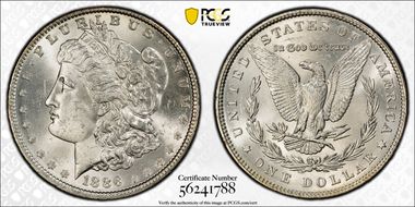 1886 $1 MS64