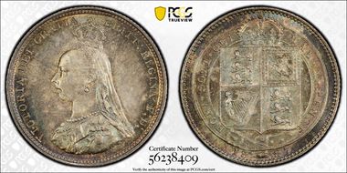 1887 Shil S-3926 Jubilee Head MS64