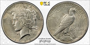 1925 $1 AU53