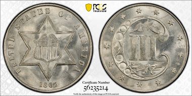 1862 3CS MS67