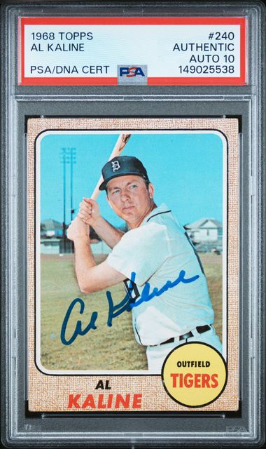 1968 Topps TOPPS #240 Al Kaline front