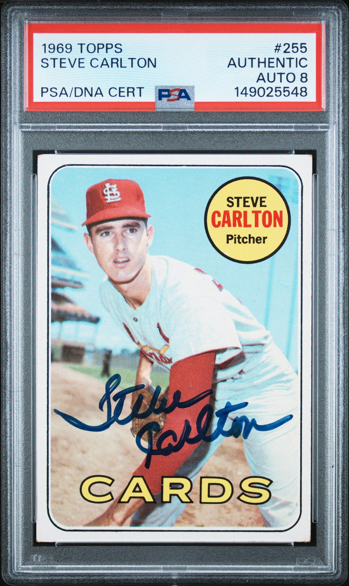 1969 Topps TOPPS #255 Steve Carlton front