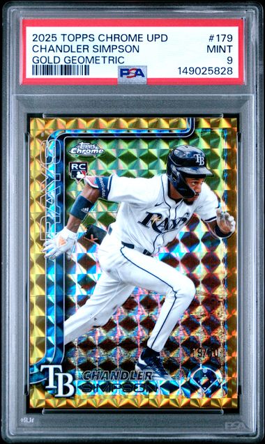 2025 Topps Topps Chrome Gold #179 Chandler Simpson front