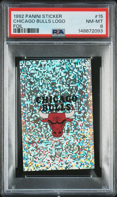 1992 Panini Panini Stickers Foil #15 Chicago Bulls front