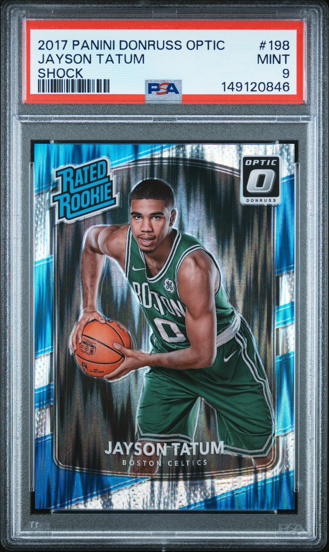 2017 Panini PANINI DONRUSS OPTIC Rated Rookie #198 Jayson Tatum front