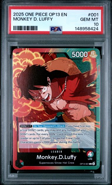 2025 One Piece #001 Monkeyd.luffy front