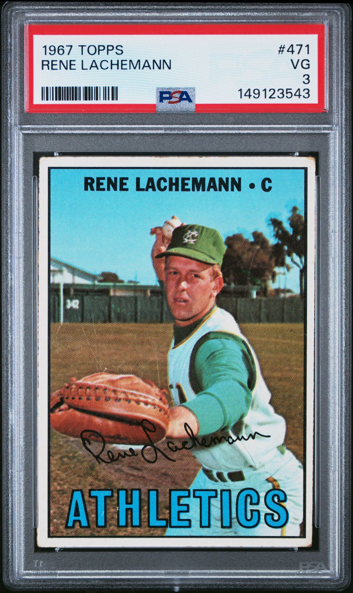 1967 Topps TOPPS #471 Rene Lachemann front