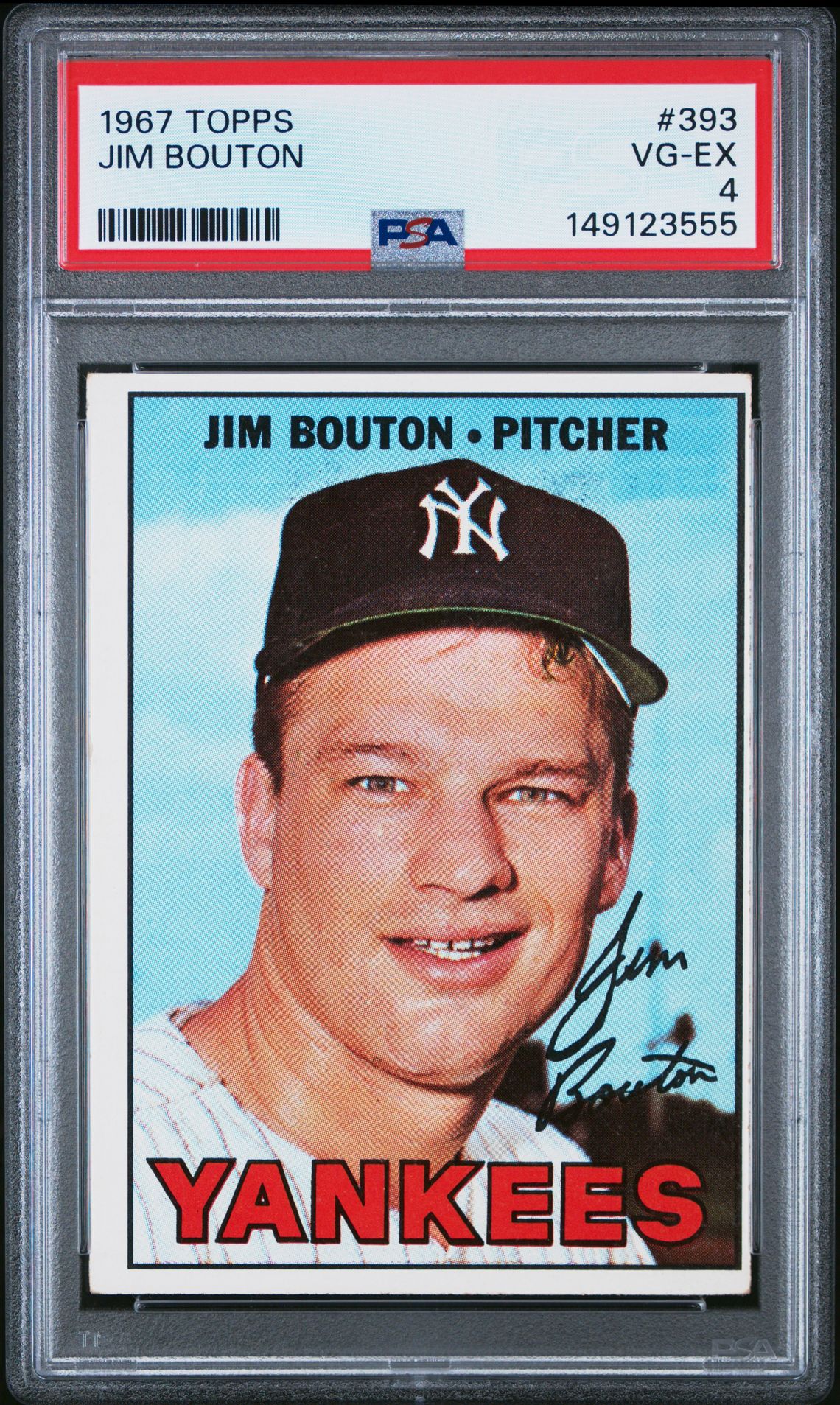 1967 Topps TOPPS #393 Jim Bouton front