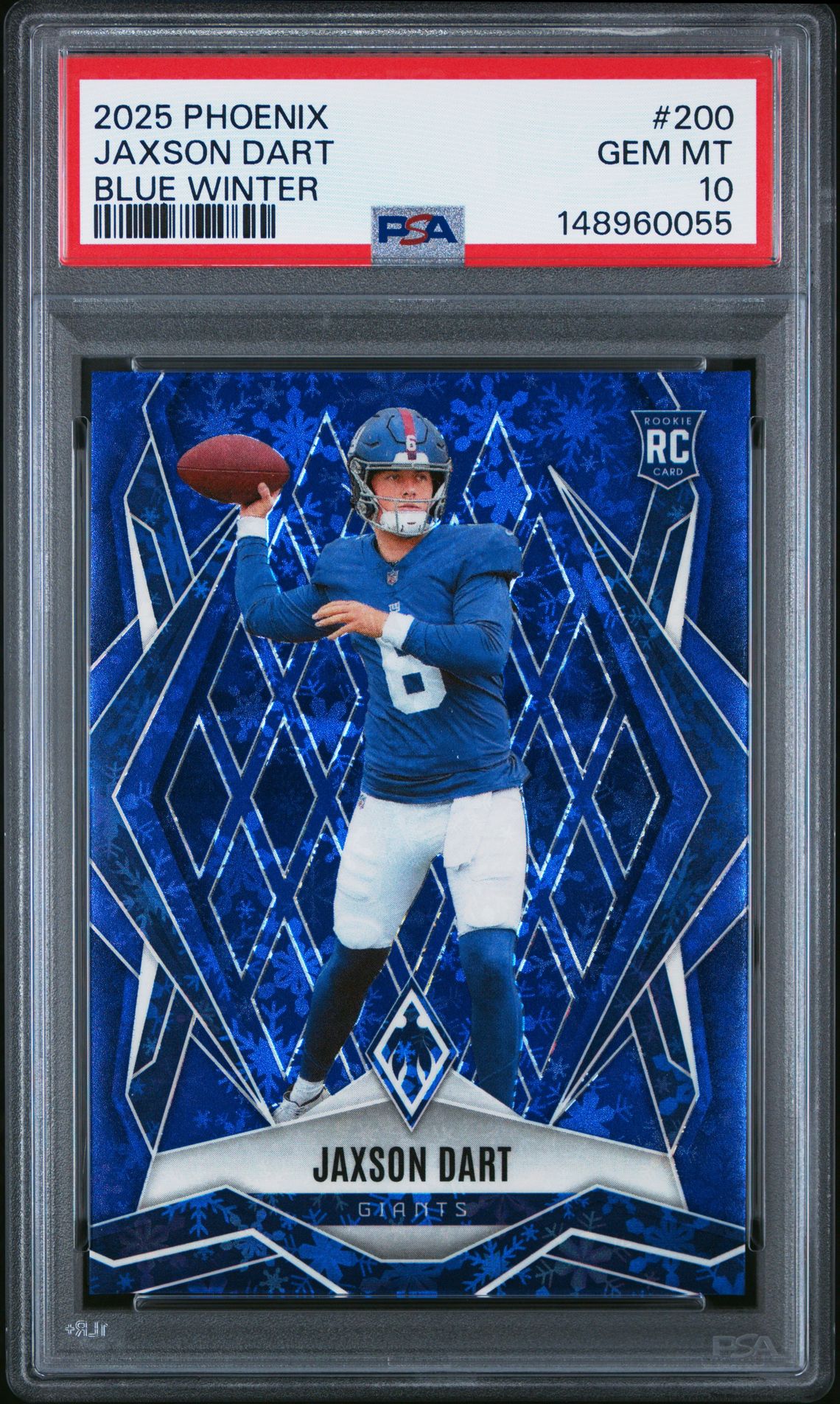 2025 Panini PANINI PHOENIX BLUE WINTER #200 Jaxson Dart front