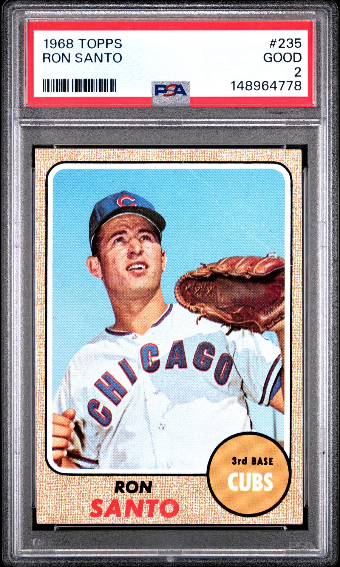 1968 Topps TOPPS #235 Ron Santo front
