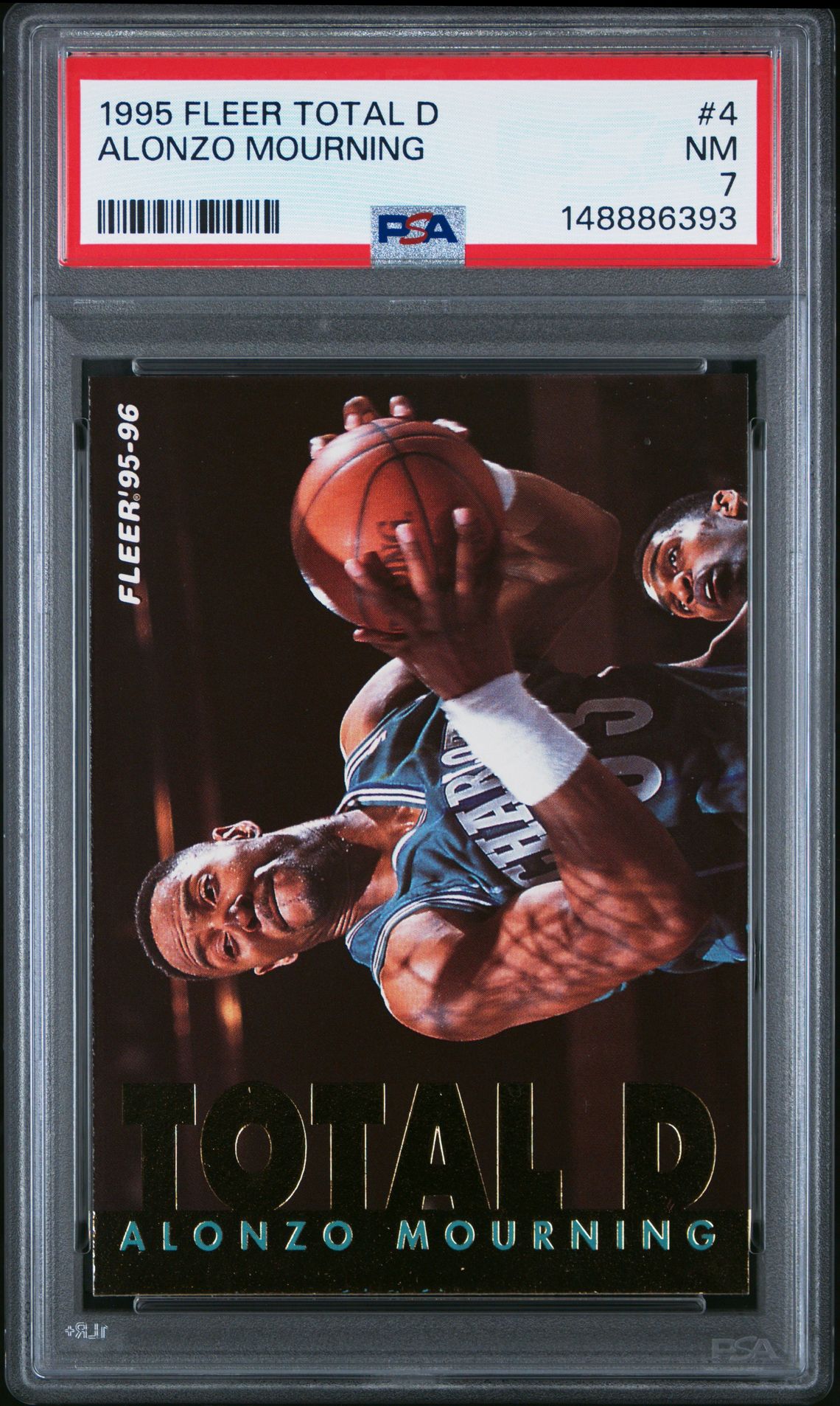 1995 Fleer FLEER TOTAL D #4 Alonzo Mourning front