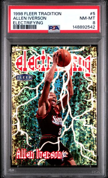 1998 Fleer #5 Allen Iverson front
