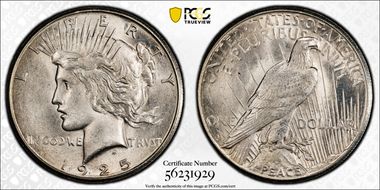 1925-S $1 MS61