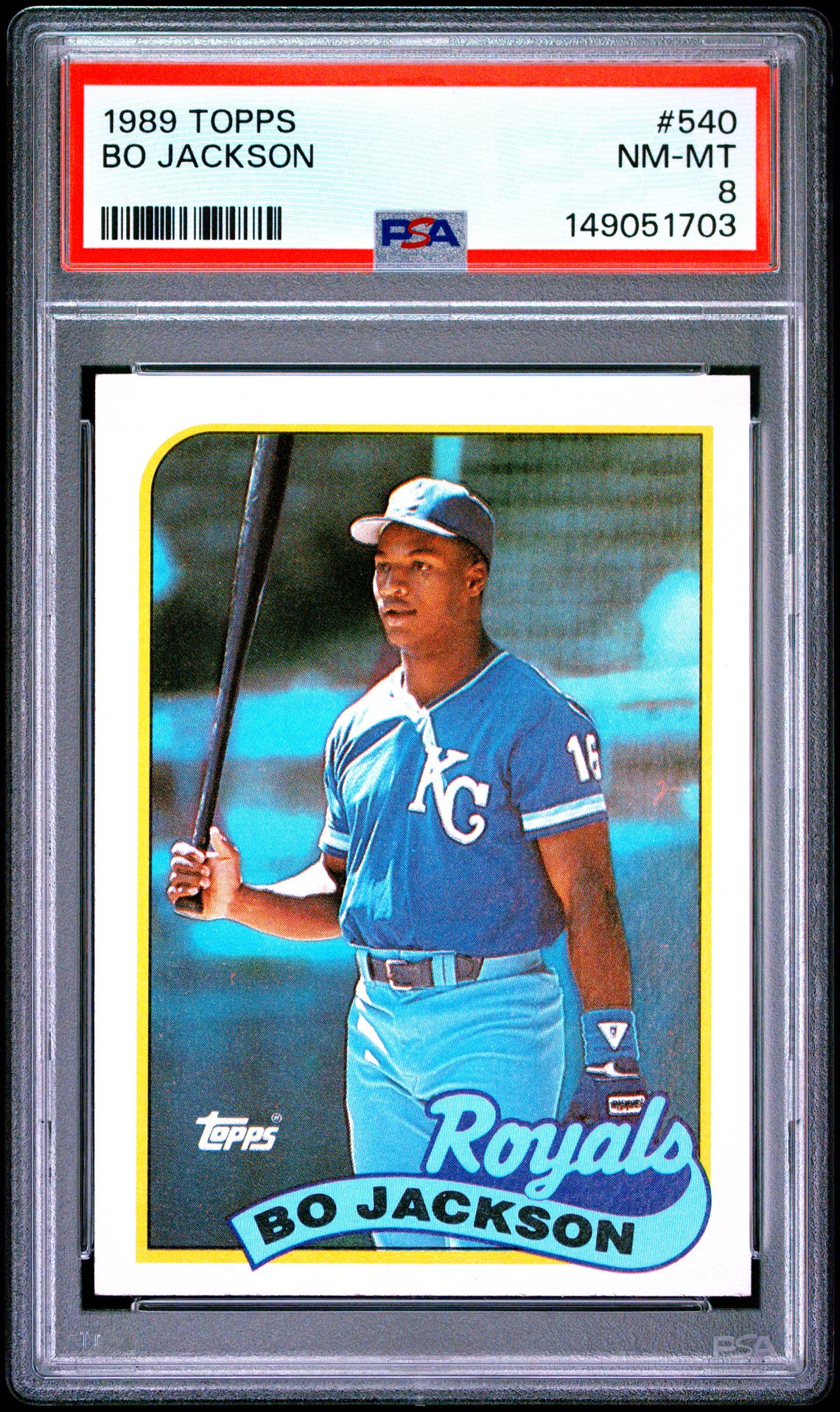 1989 Topps TOPPS #540 Bo Jackson front
