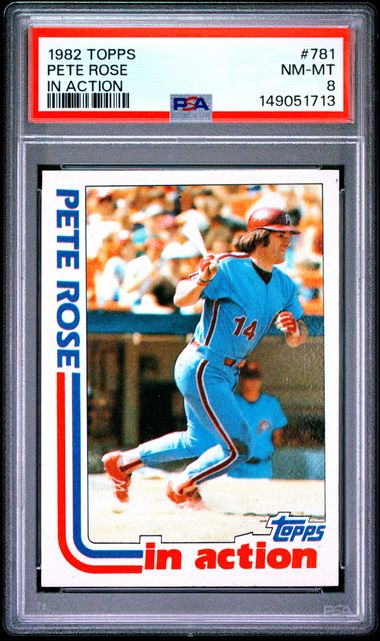 1982 Topps IN ACTION #781 Pete Rose front