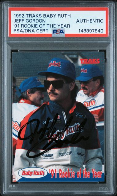 Jeff Gordon Rookie Cert Verification 148897840