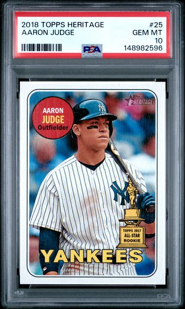 Topps Aaron Judge front