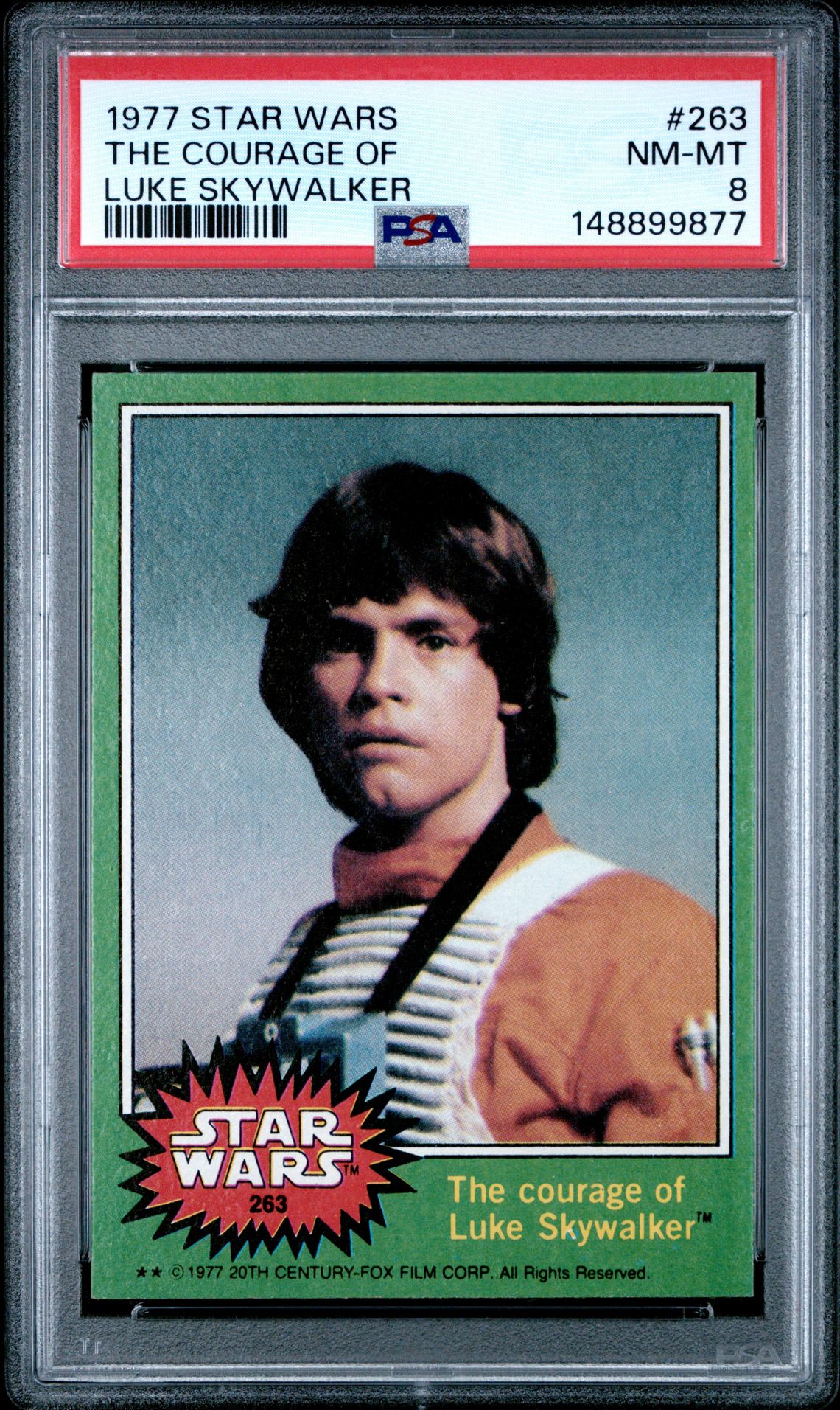 1977 Star Wars STAR WARS LUKE SKYWALKER #263 The Courage Of front