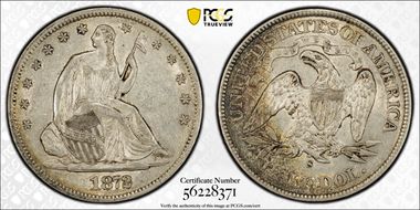 1872-S 50C AU55