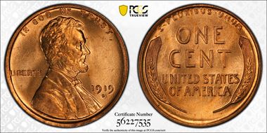 1919-D 1C MS66RD