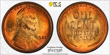 1925 1C MS67+ RD