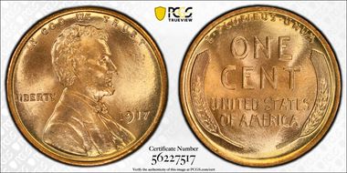 1917 1C MS67RD