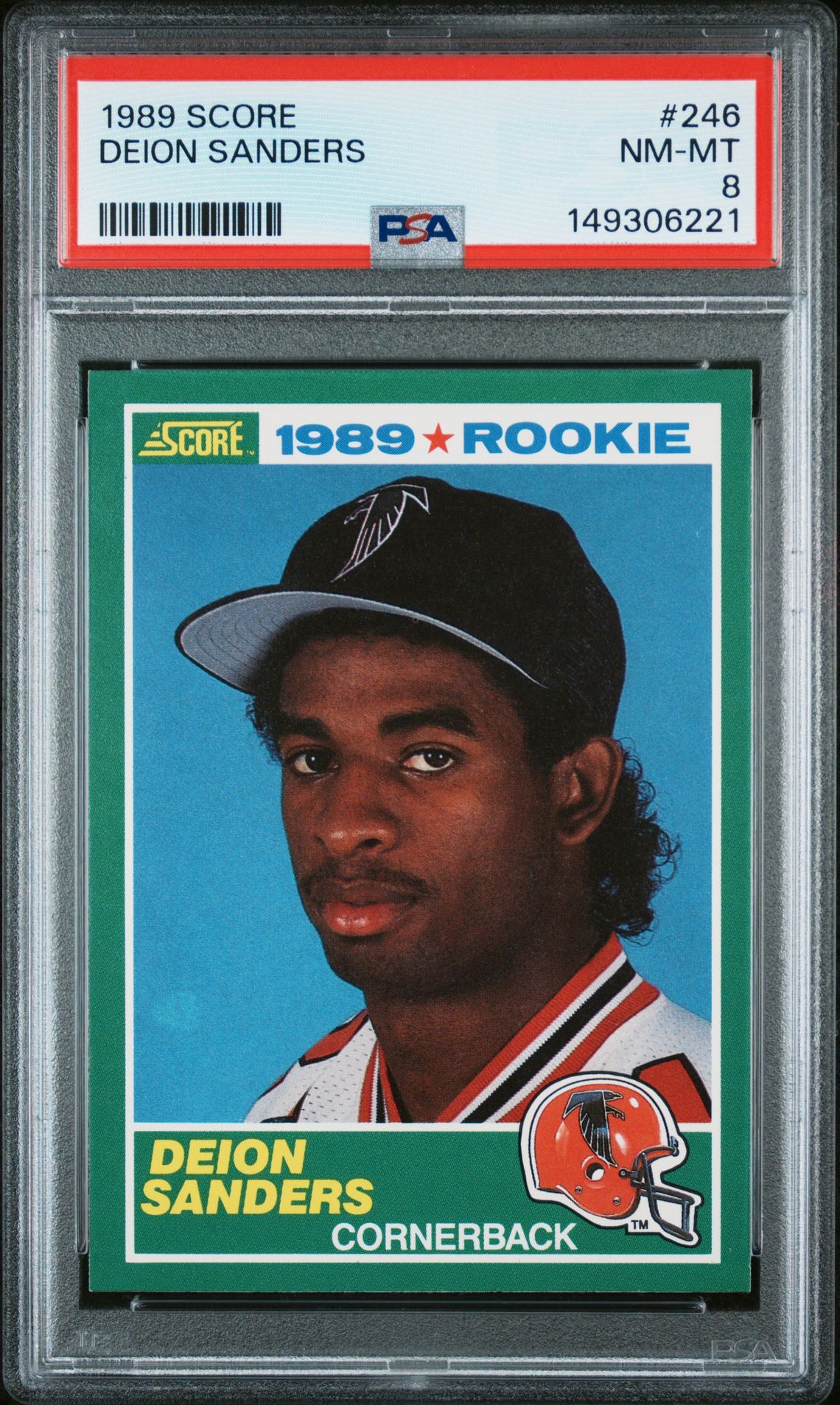 1989 Score SCORE Deion Sanders front