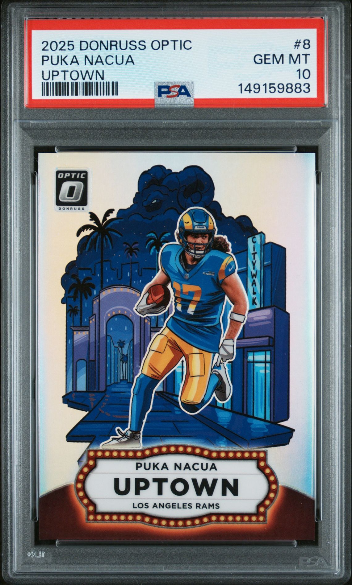 2025 Panini Donruss Optic #8 Puka Nacua front