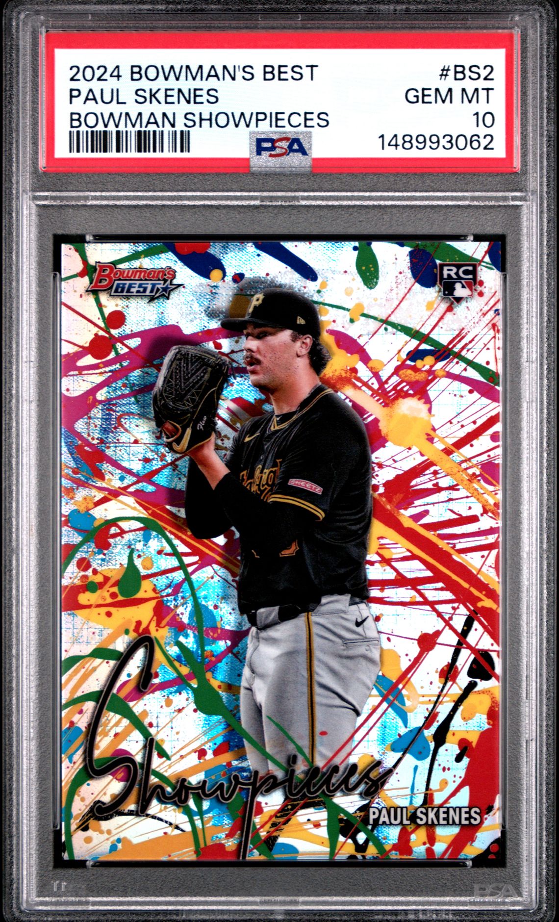 2024 Bowman BOWMAN'S BEST BOWMAN SHOWPIECES #BS2 Paul Skenes front
