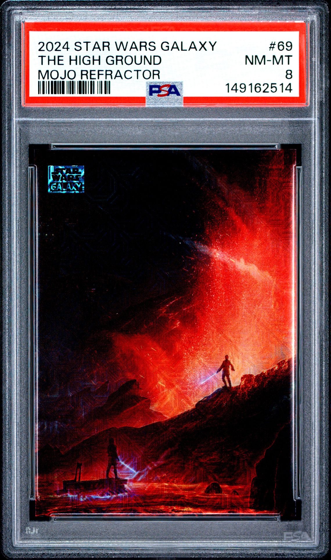 2024 Topps Chrome Star Wars Galaxy The High Ground #69 (Mojo Refractor) Nm-Mt 8 front