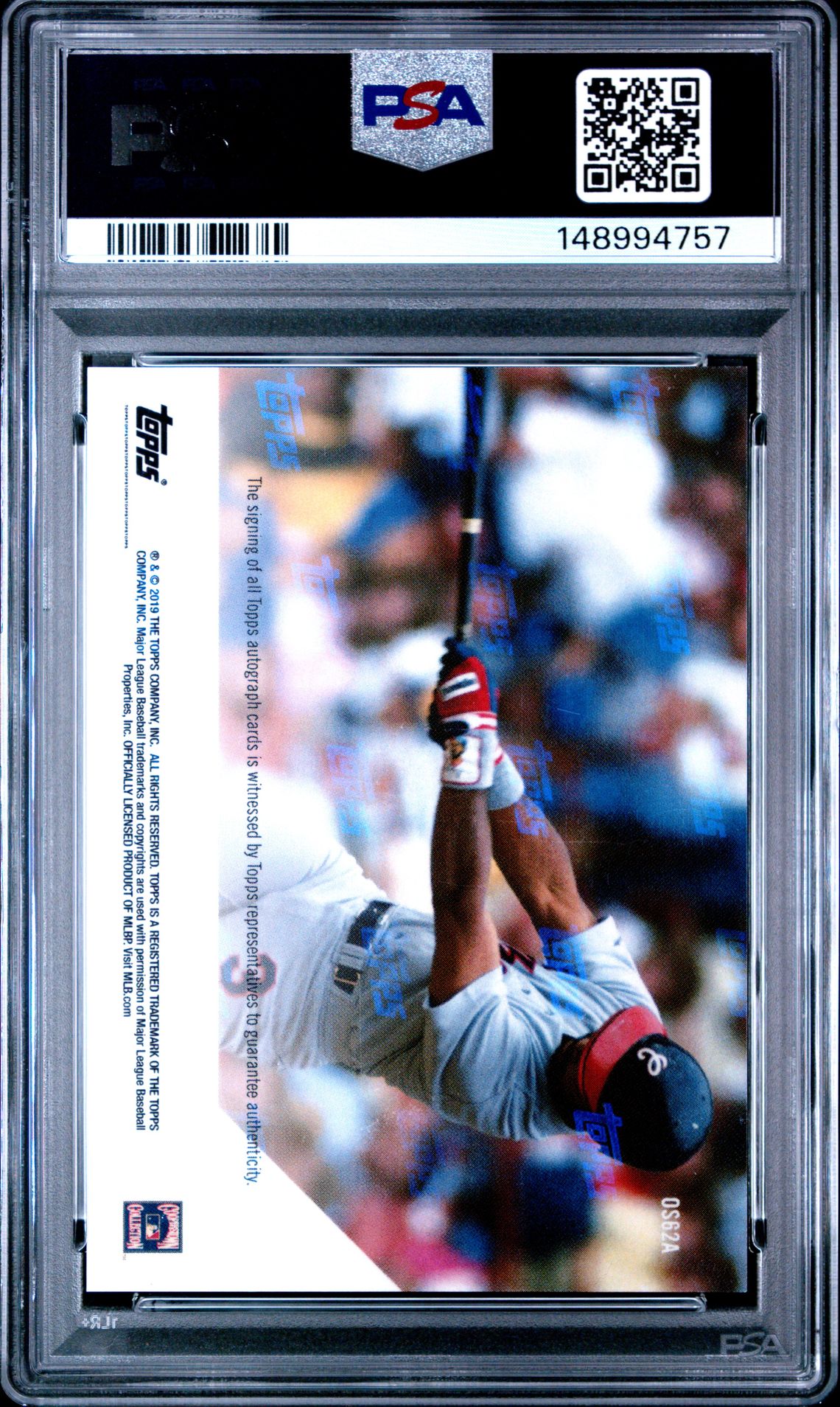 2018 Topps Now Off-Season Harold Baines #Os62A (Off-Season-Autograph) Mint 9 back