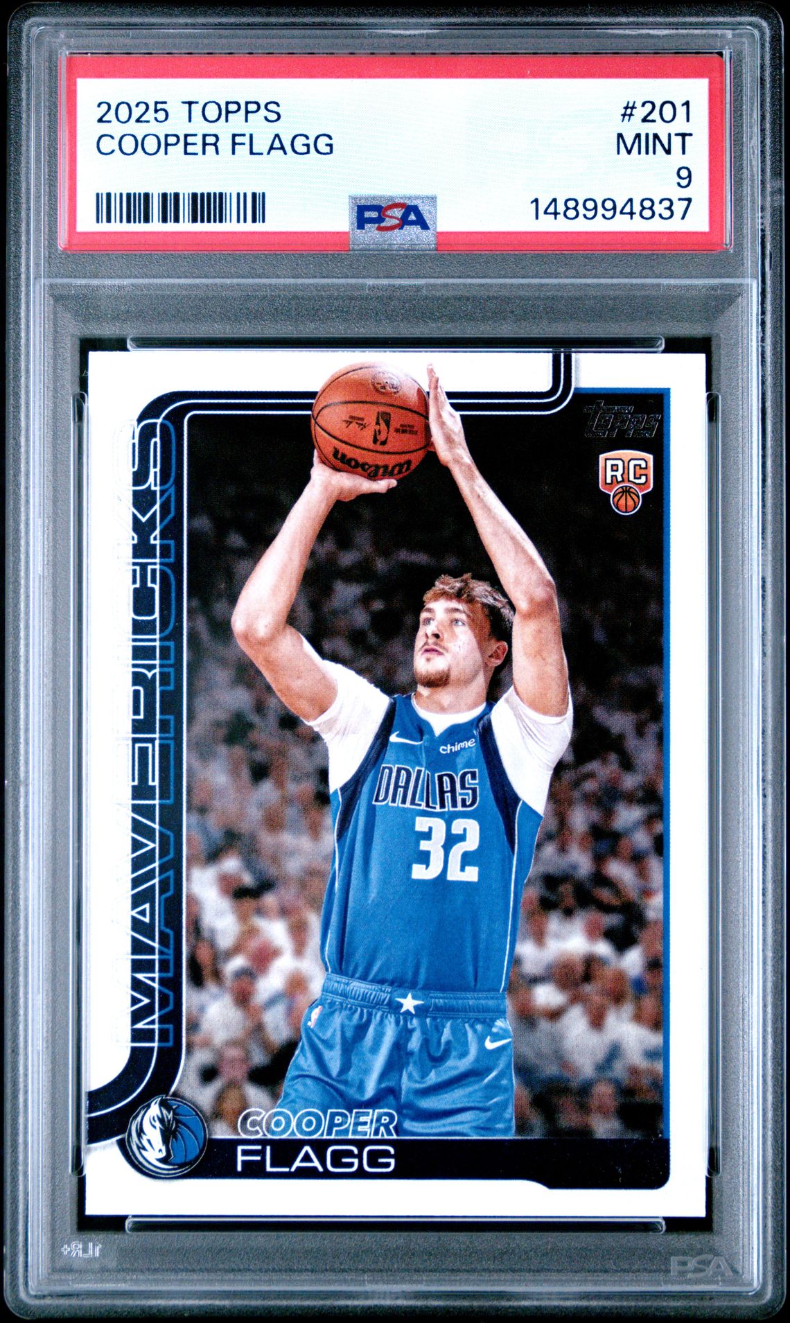 2025 Topps Cooper Flagg #201 Mint 9 front