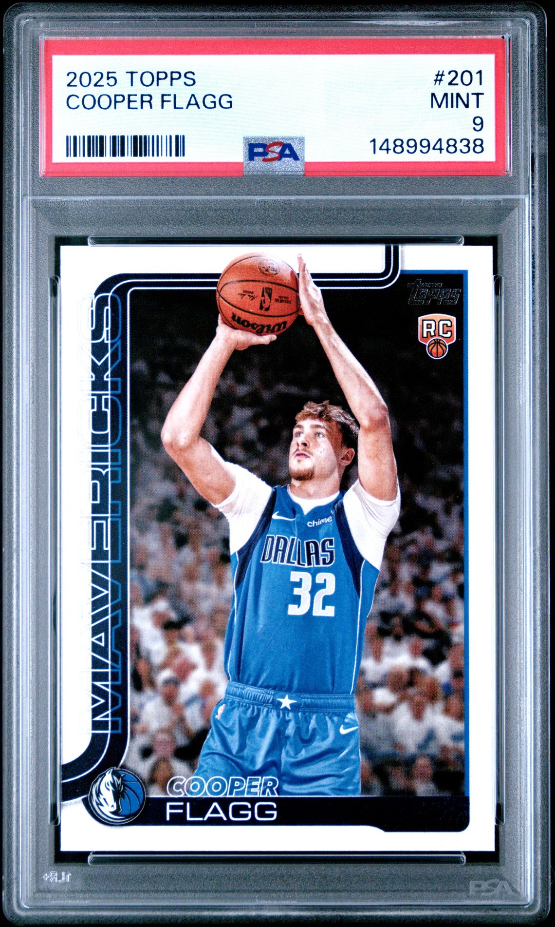 2025 Topps Cooper Flagg #201 Mint 9 front