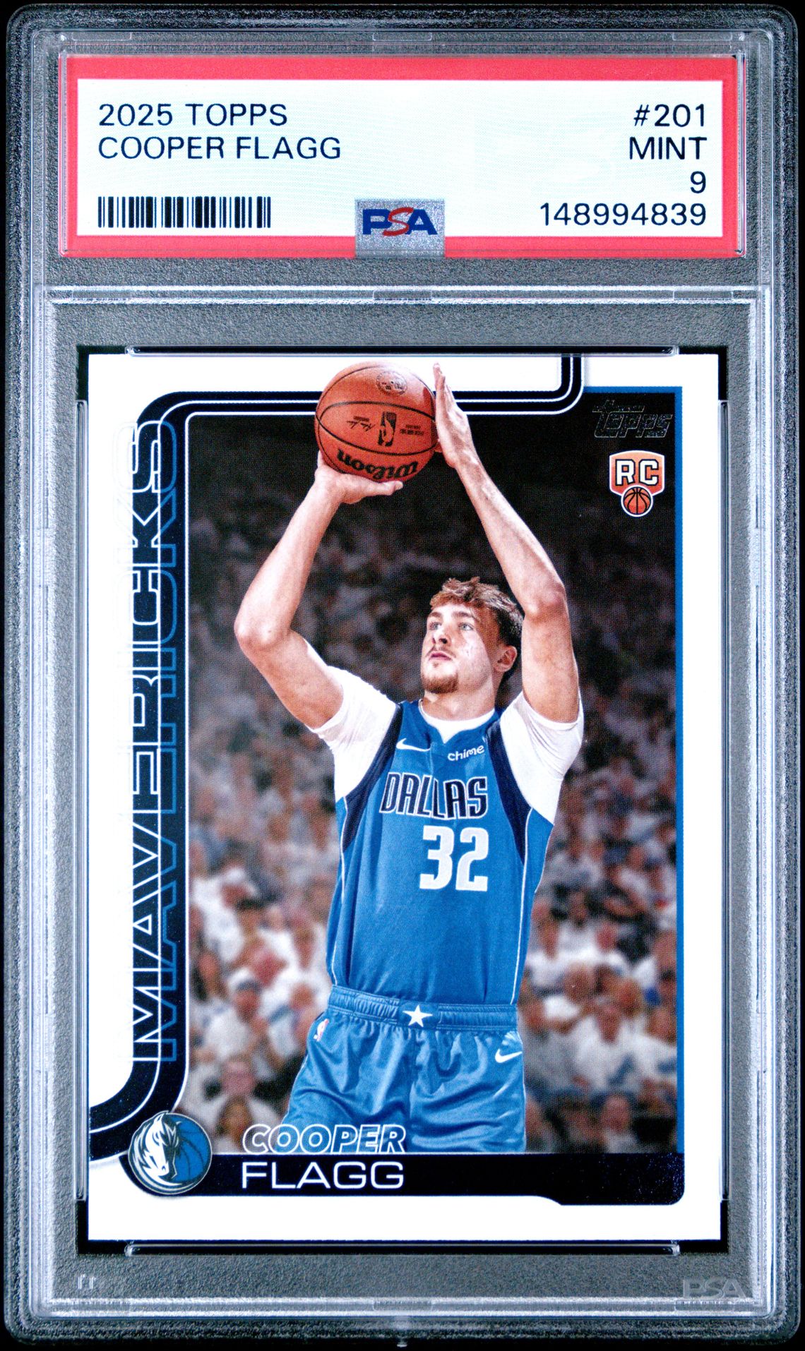 2025 Topps Cooper Flagg #201 Mint 9 front