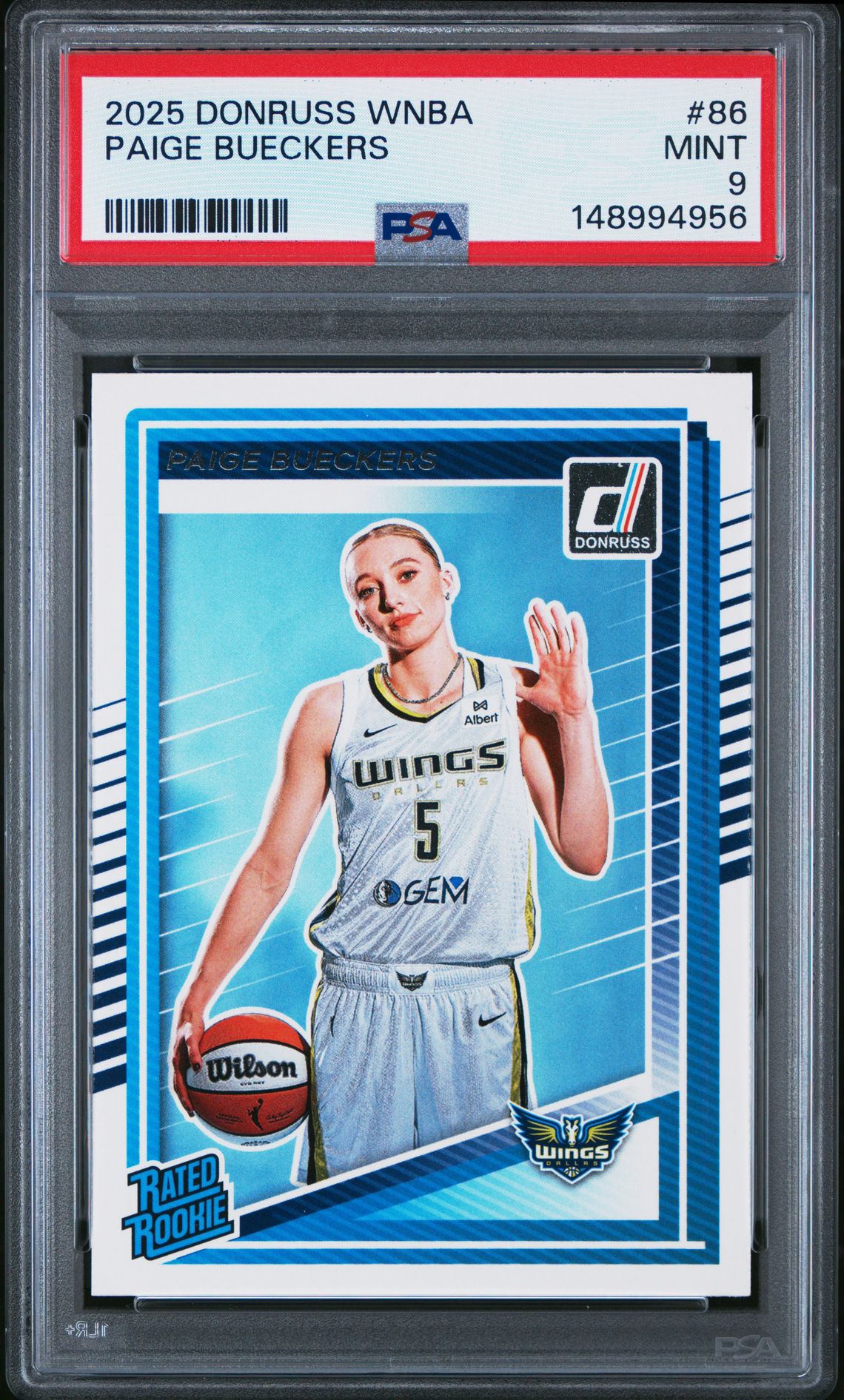 2025 Panini Donruss Wnba Paige Bueckers #86 Mint 9 front