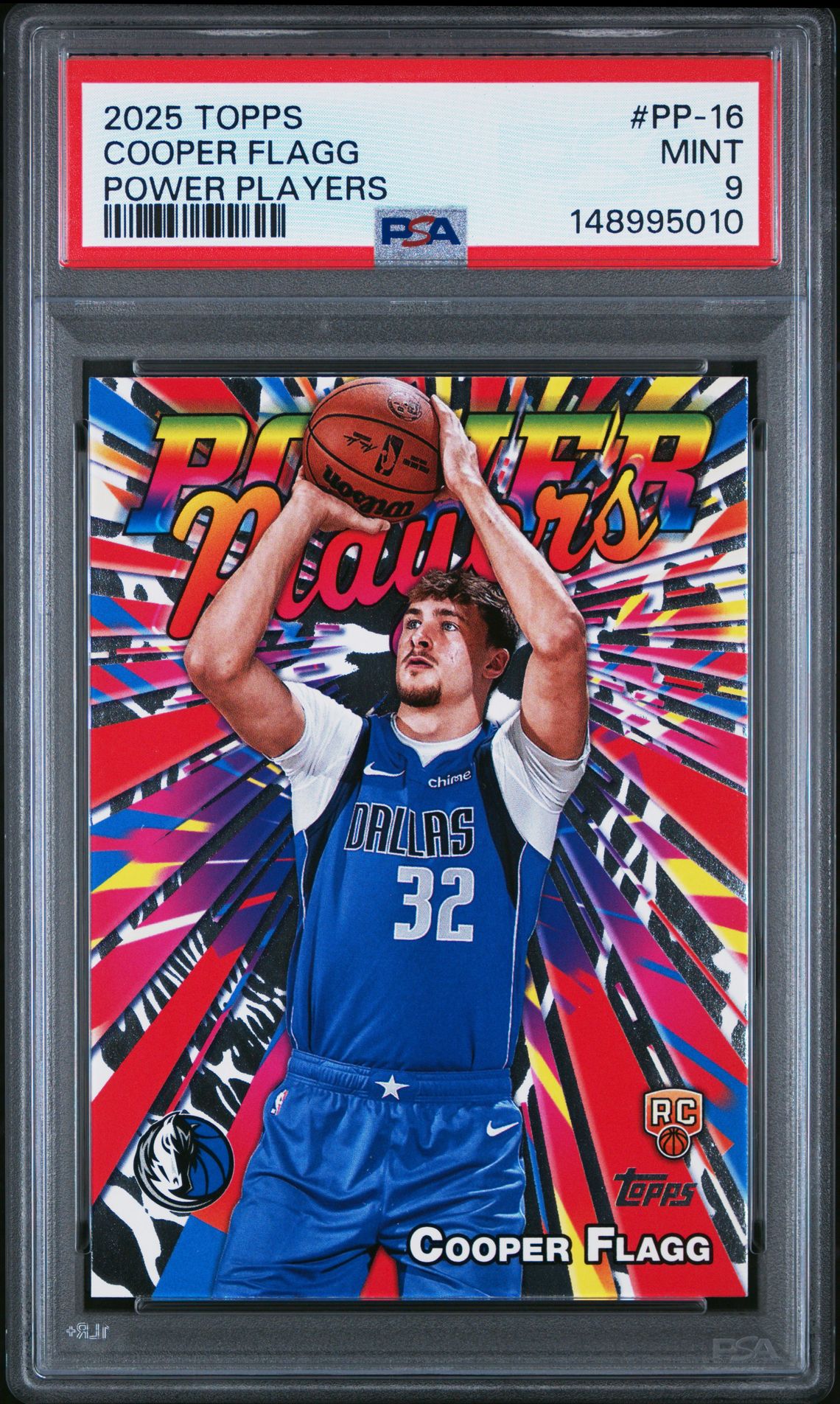 2025 Topps Power Players Cooper Flagg #Pp-16 Mint 9 front