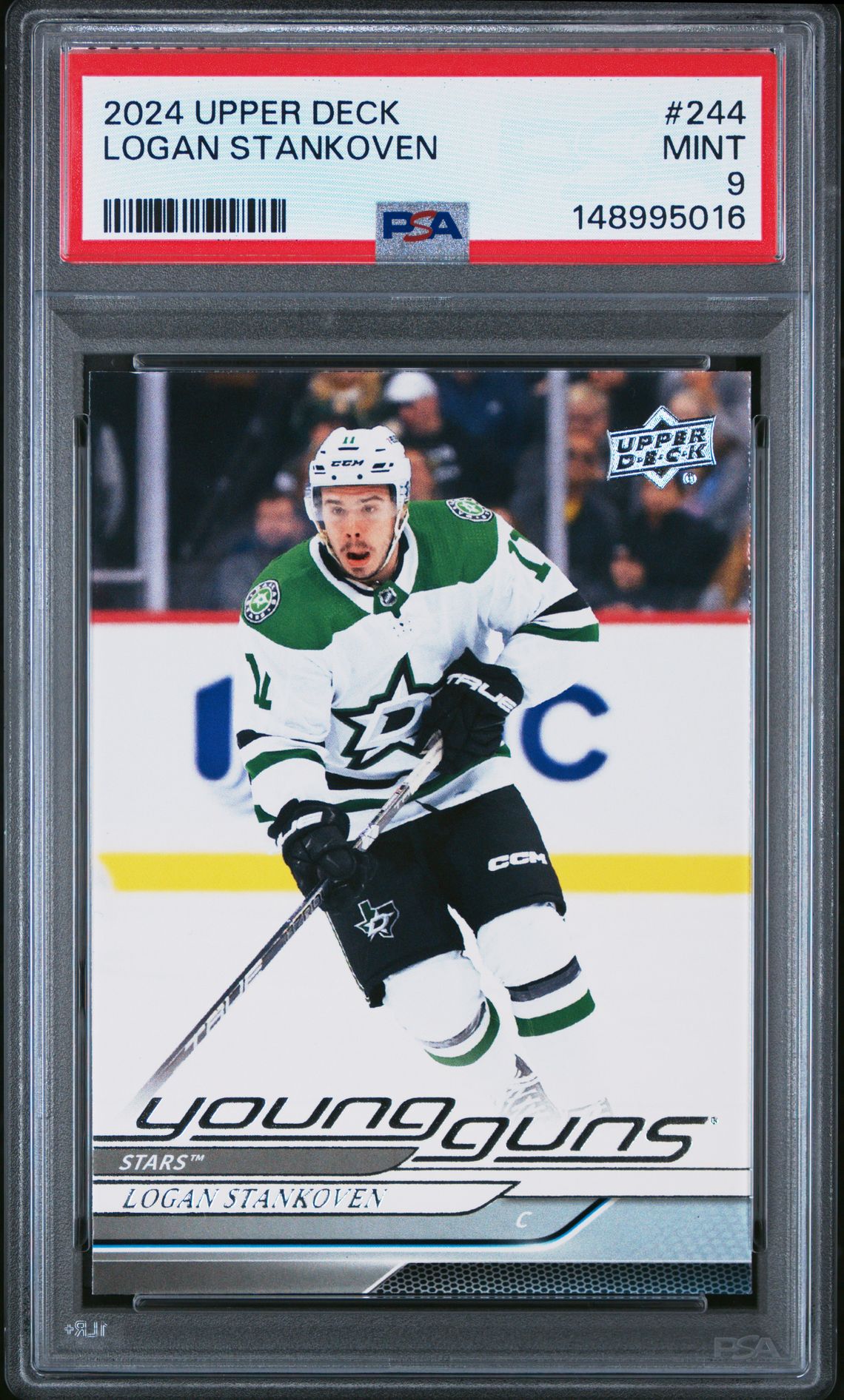 2024 Upper Deck Logan Stankoven #244 Mint 9 front