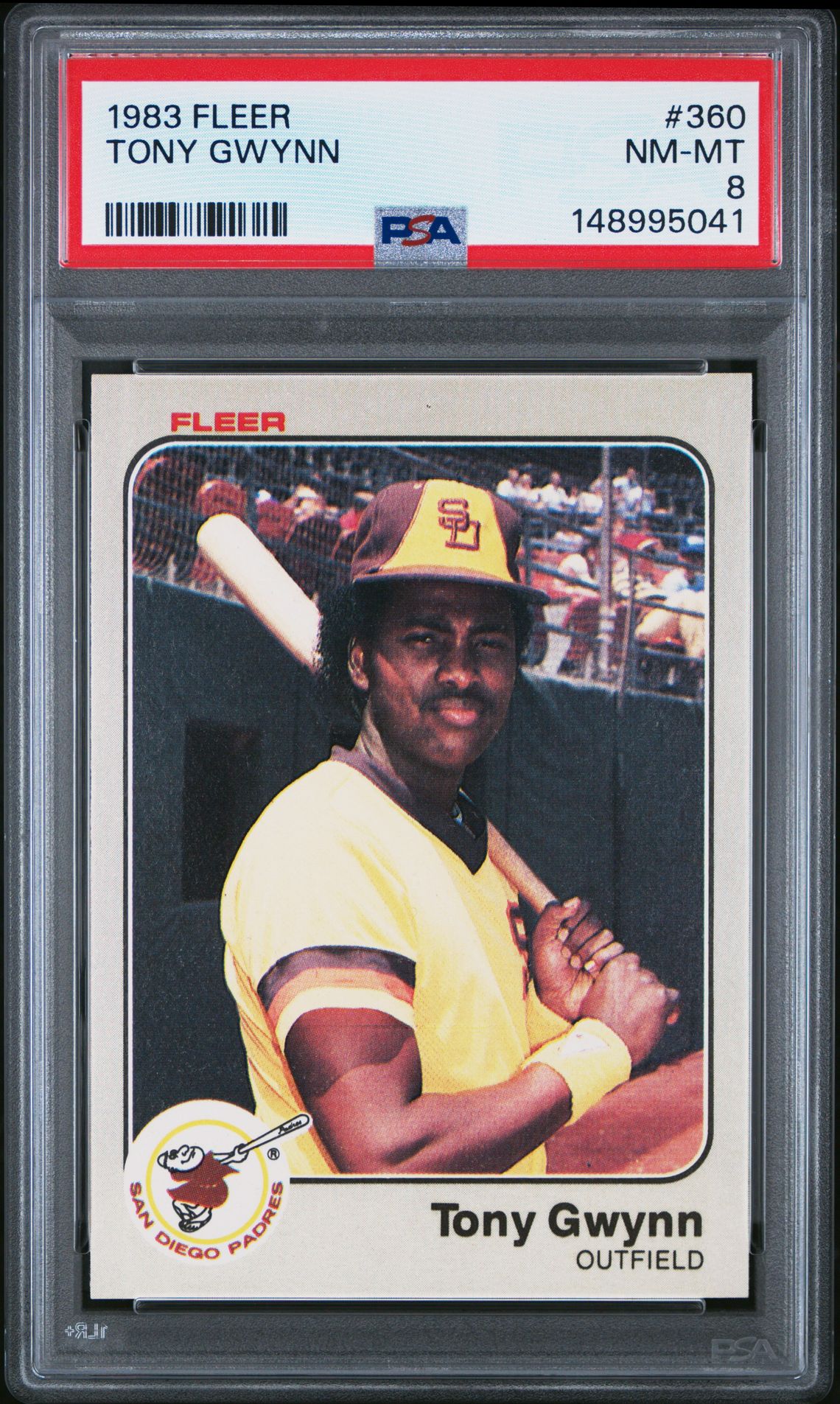 1983 Fleer Tony Gwynn #360 Nm-Mt 8 front