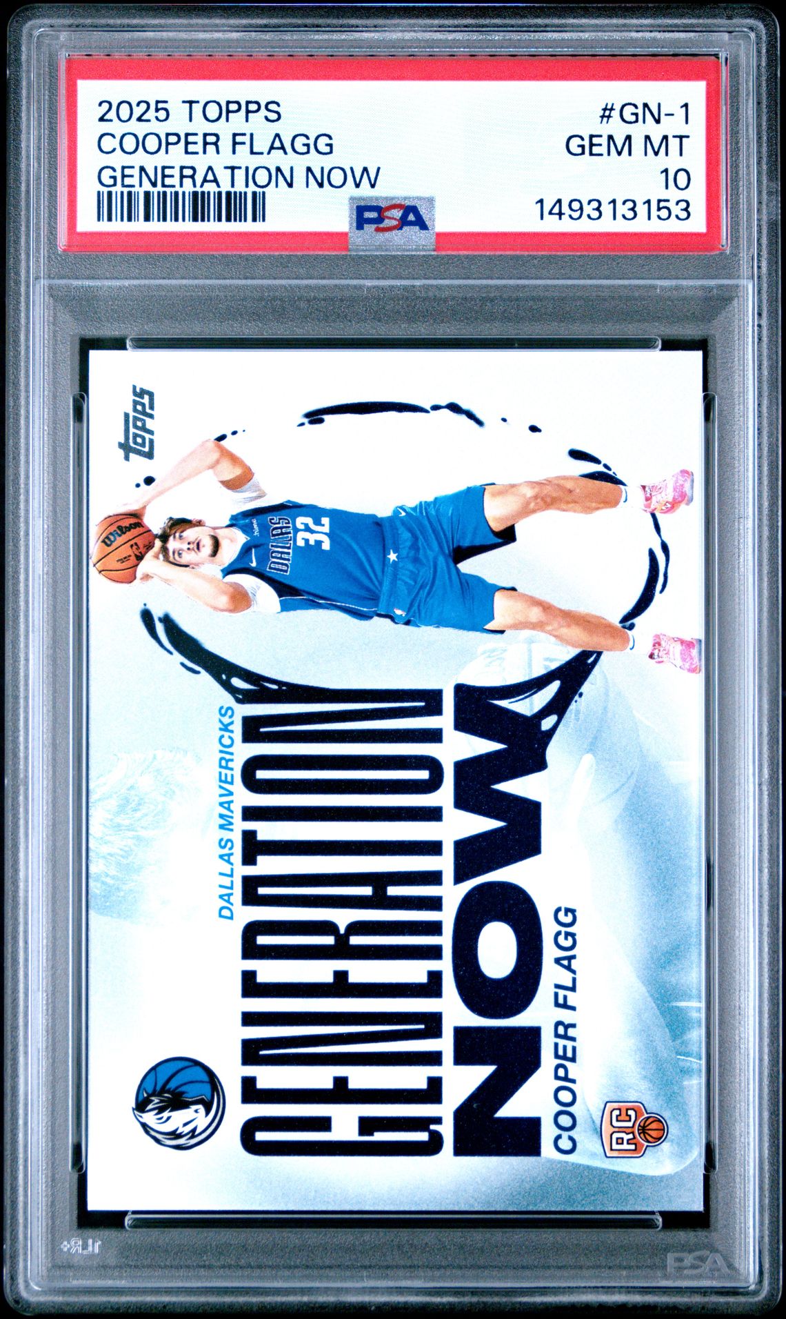 2025 Topps Generation Now Cooper Flagg #Gn-1 Gem Mt 10 front