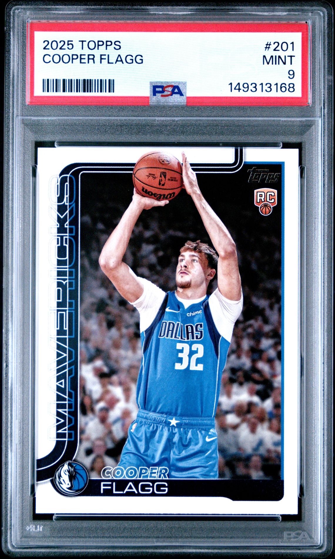 2025 Topps Cooper Flagg #201 Mint 9 front