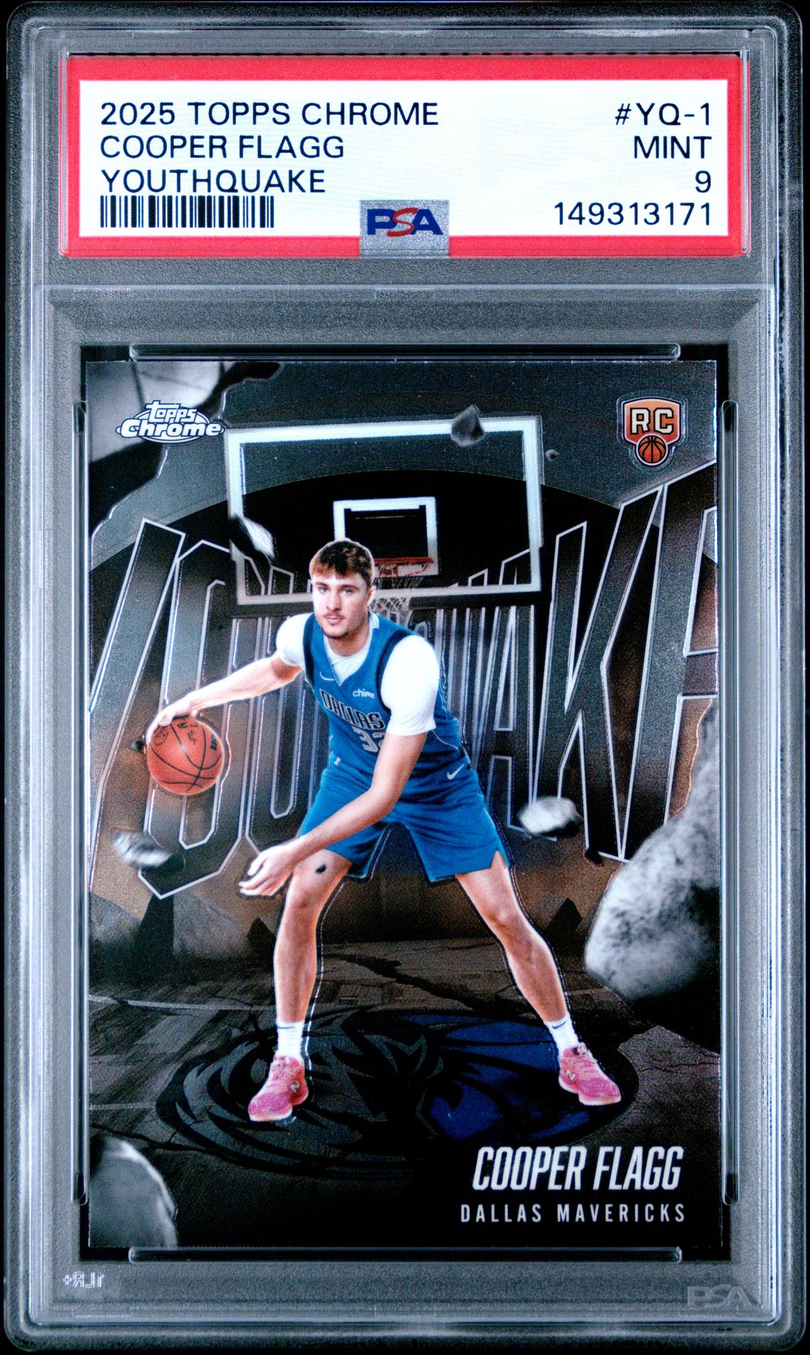 2025 Topps Chrome Youthquake Cooper Flagg #Yq-1 Mint 9 front