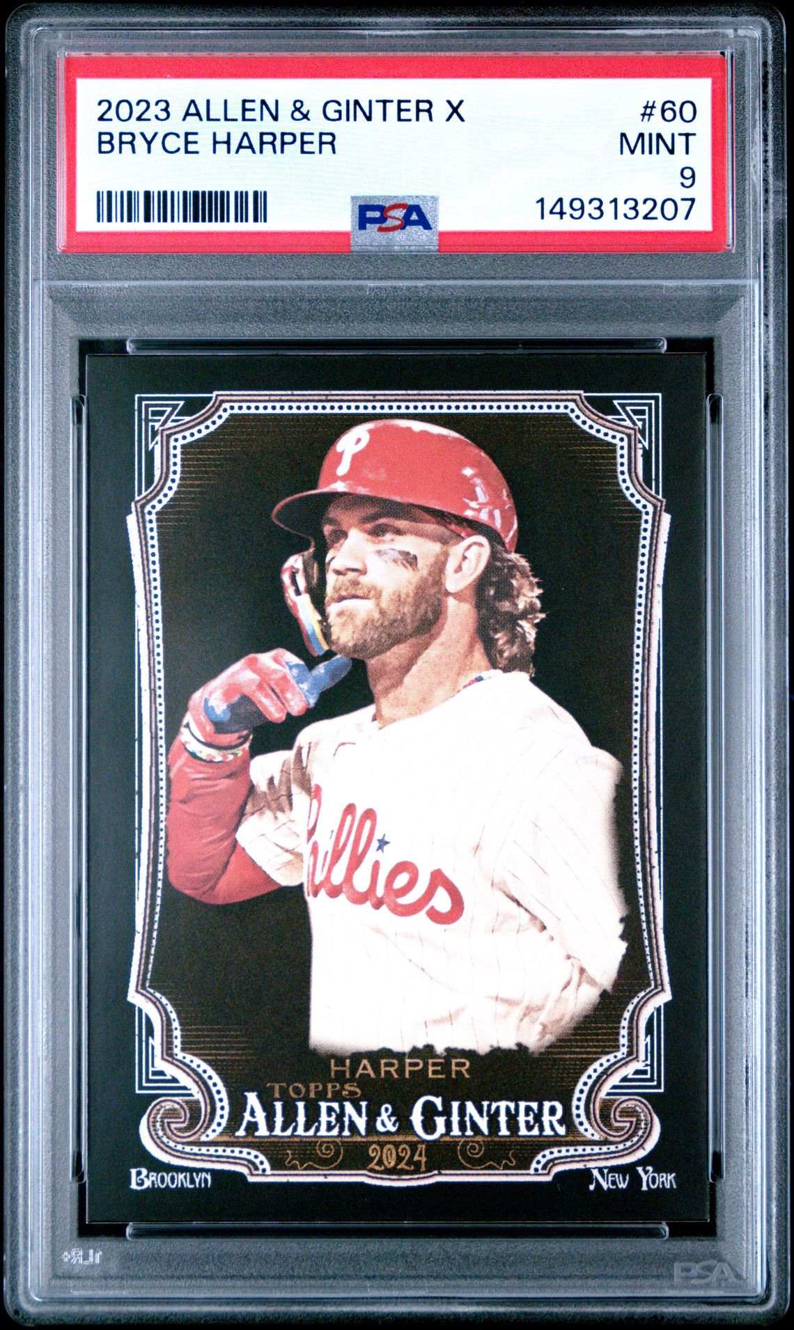 2023 Topps Allen & Ginter X Bryce Harper #60 Mint 9 front