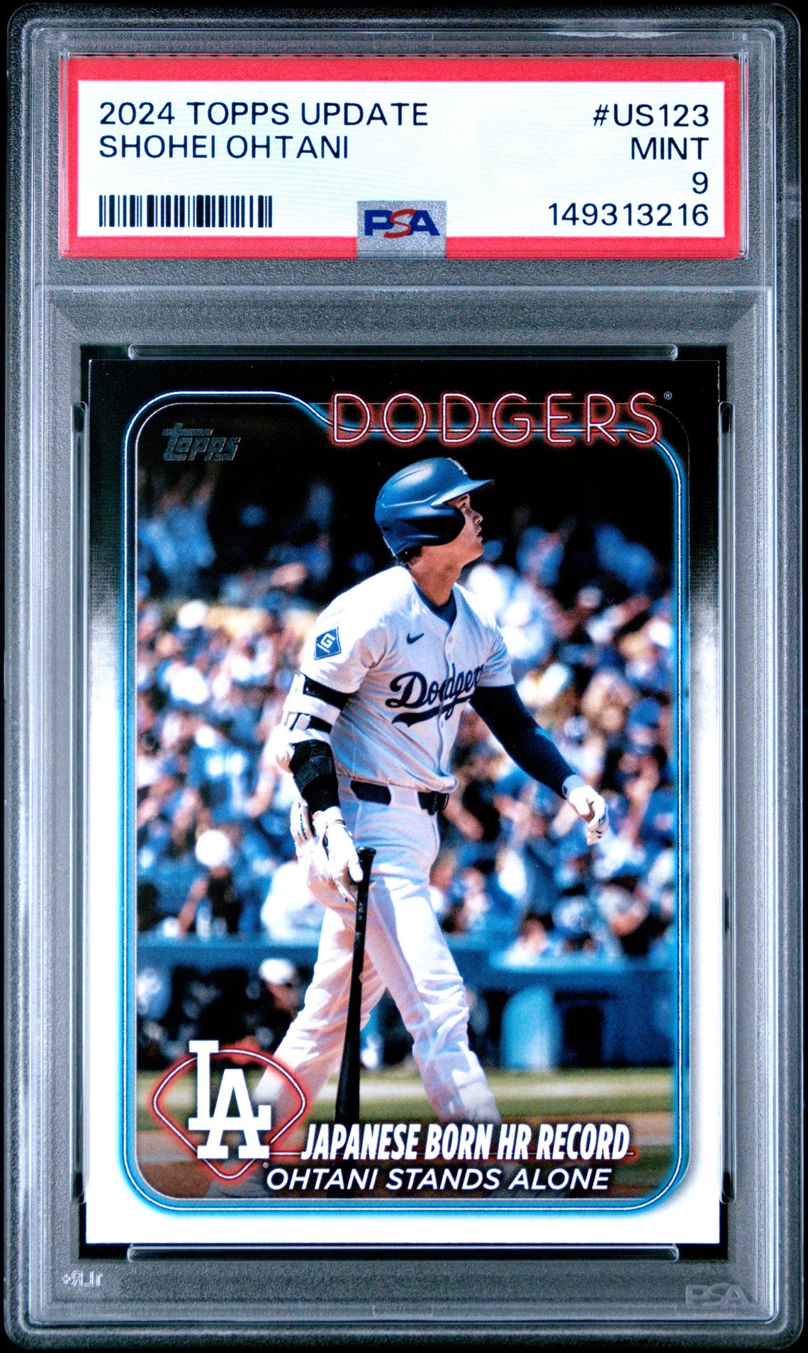 2024 Topps Update Shohei Ohtani #Us123 Mint 9 front